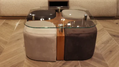 ترابيزة انتريه ببفات