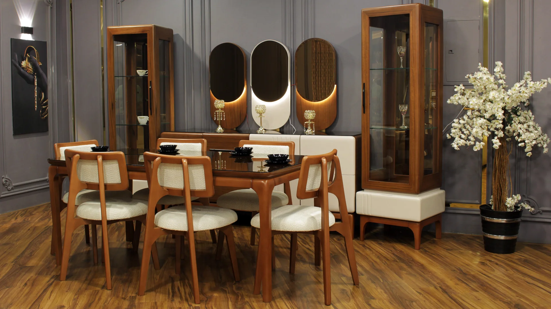 سفرة مودرن ٦ كراسي