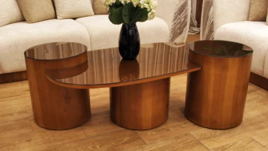 ترابيزات خشب مودرن للانتريه