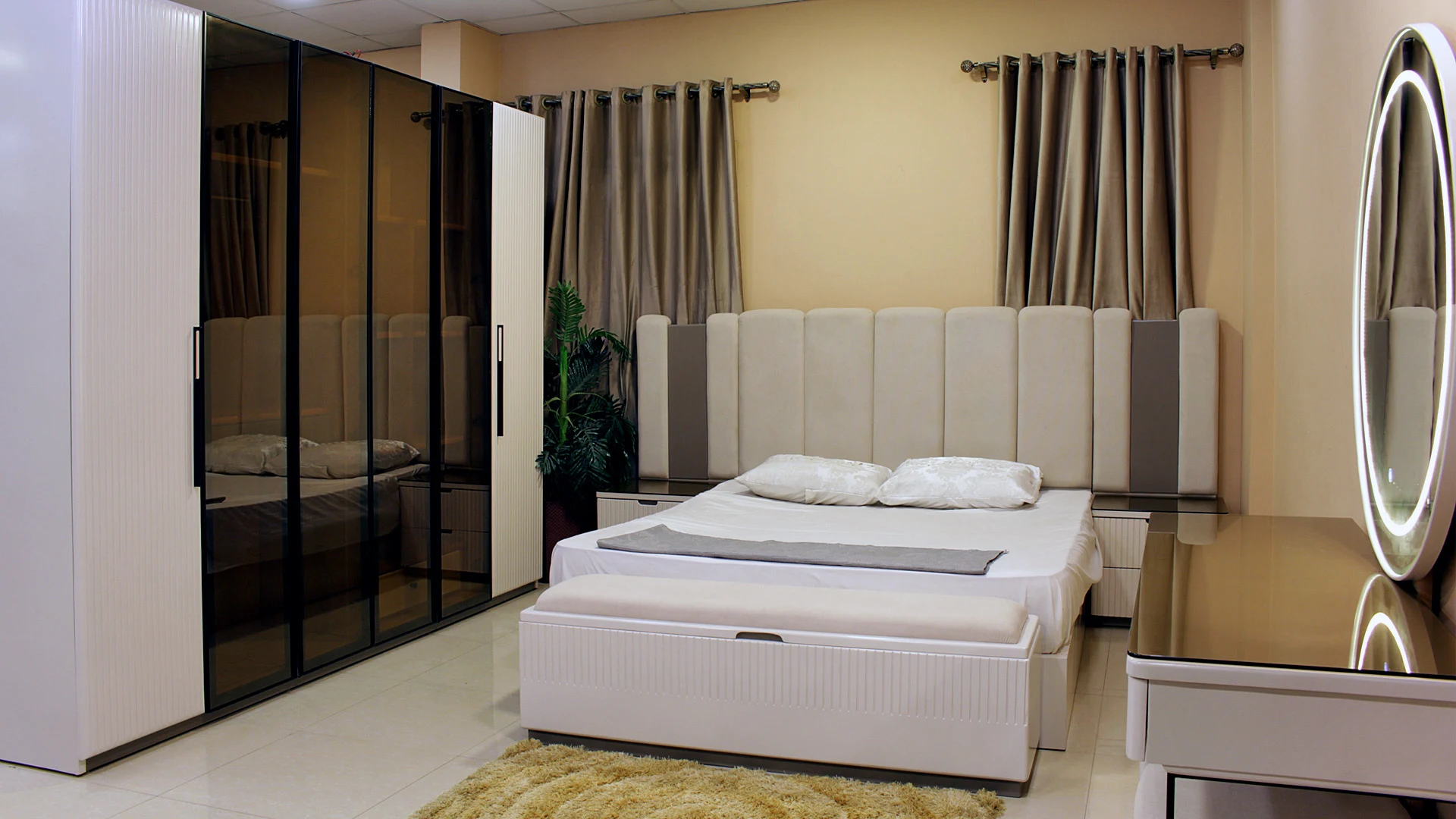 غرف نوم مودرن بسيطة